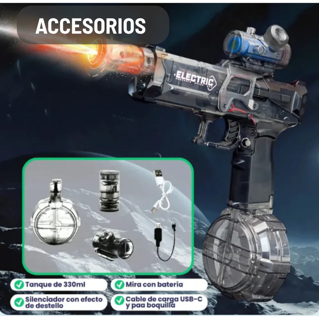 Pistola de Agua Eléctrica | FlameSplash™
