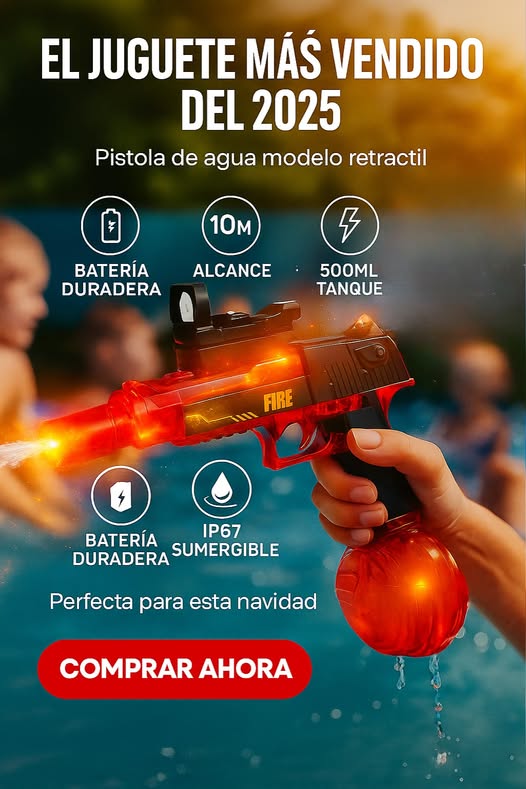 Pistola de Agua Eléctrica | FlameSplash™