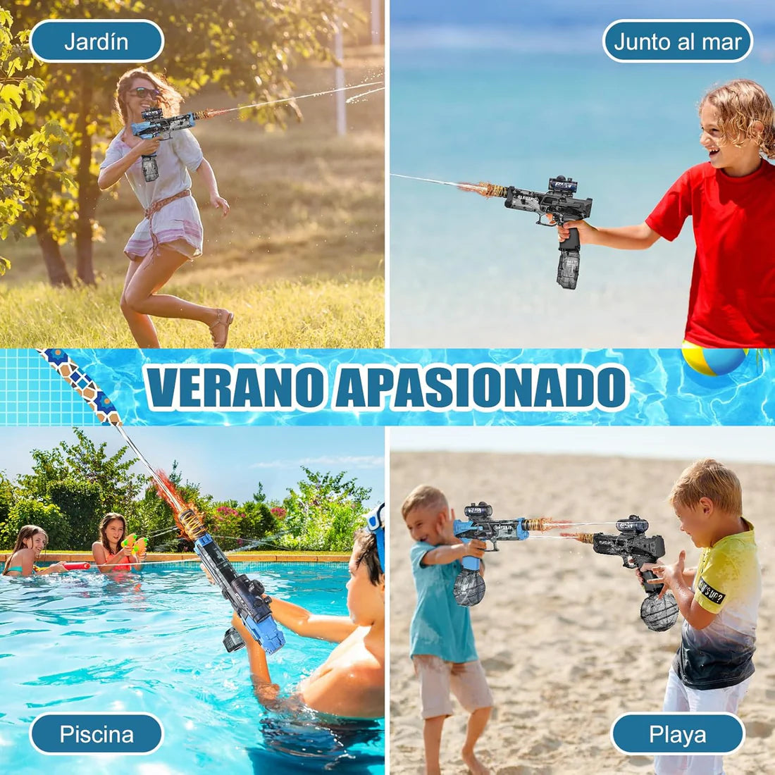 Pistola de Agua Eléctrica | FlameSplash™