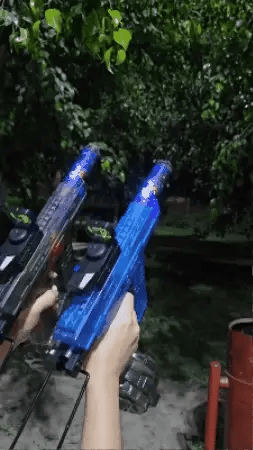 Pistola de Agua Recargable Uzi RGB Eléctrica 2026